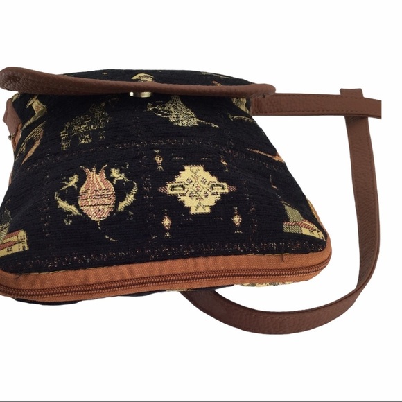 Amanda Tapestry Embroidered crossbody Adjustable purse - Picture 8 of 8